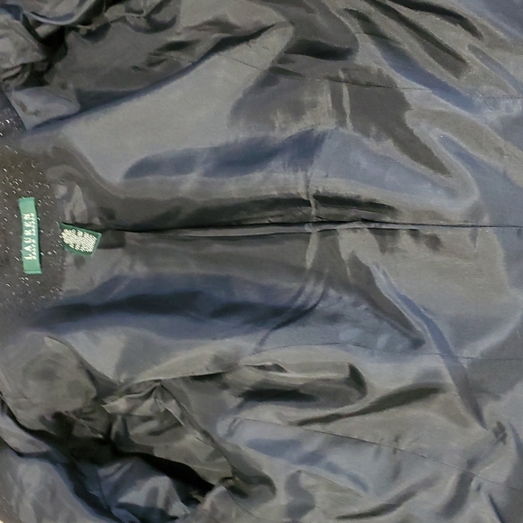 Laure Ralph Lauren Old Money  black wool blend blazer  jacket size 10 - Picture 14 of 16